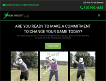 Tablet Screenshot of bobgrissettgolf.com